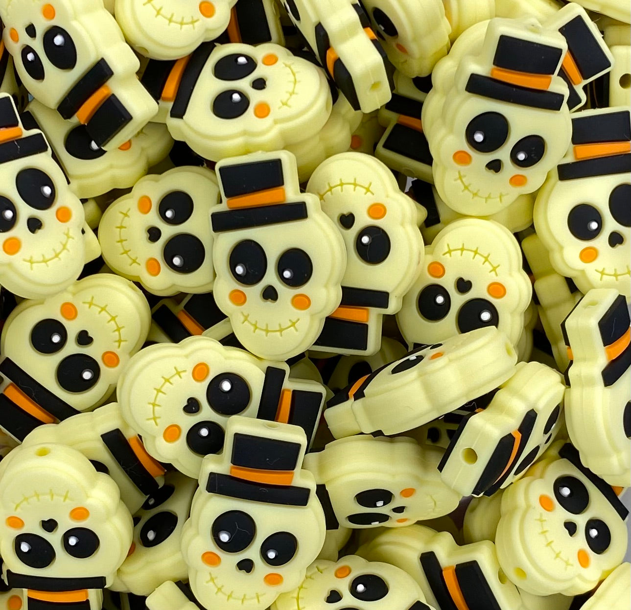 Voodoo Skull Focal Bead