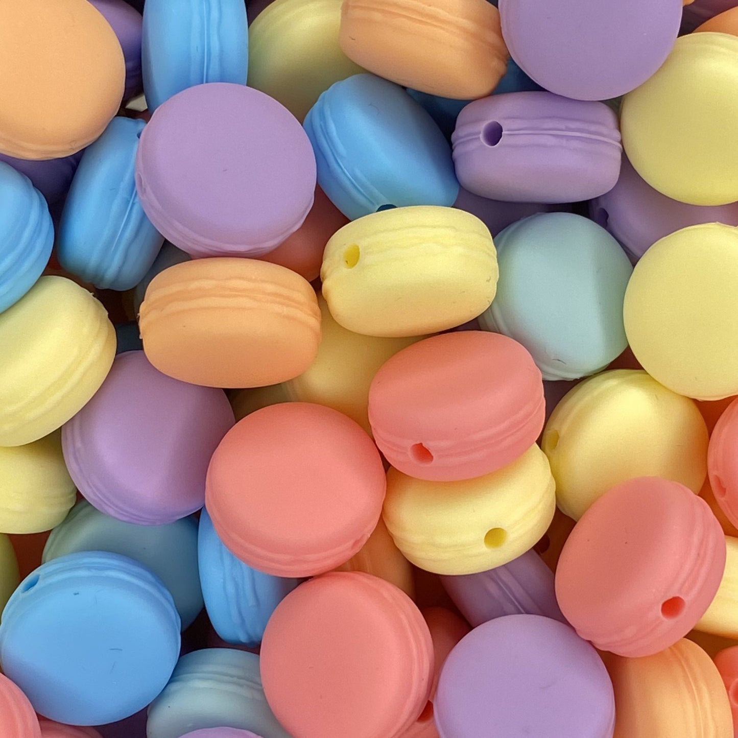 Perle focale de biscuit macaron