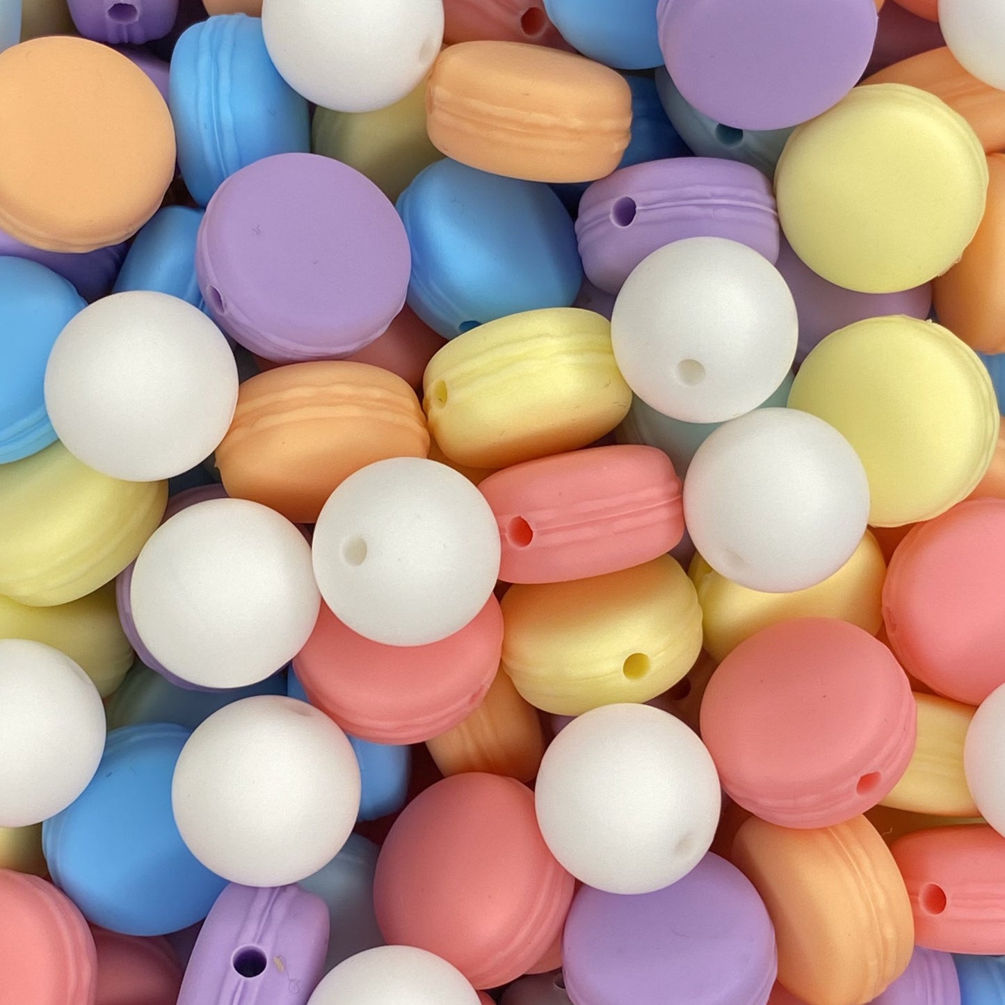Perle focale de biscuit macaron