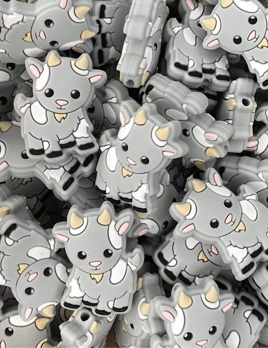 Perles focales de chèvre