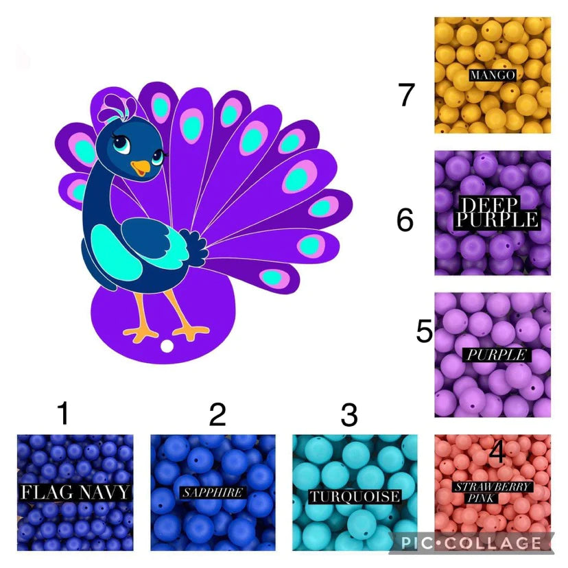 CTS Creation: Sandy the Peacock Focal Bead