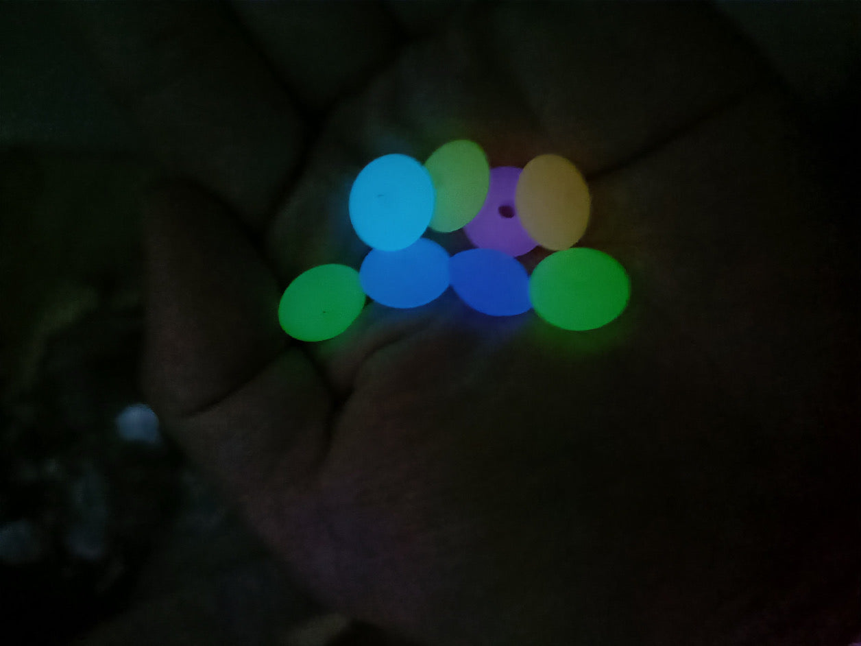Neon Green Glow 12mm Lentil