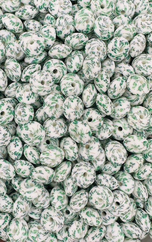 Feuilles Botaniques Imprimées Lentille 12mm