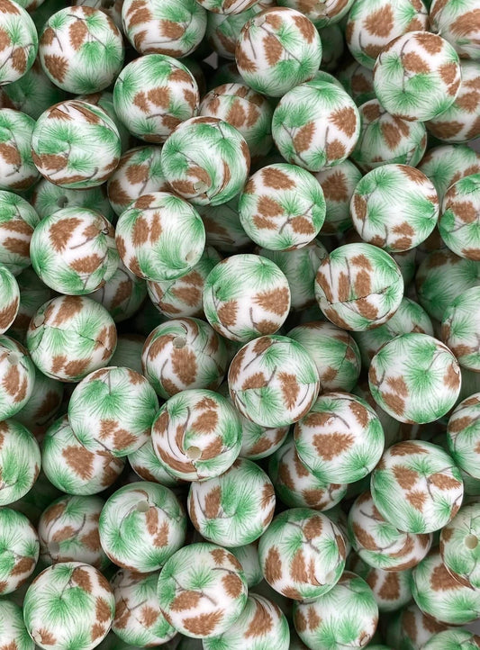 Southern Pine (Boss Babe) Printed 15mm Bead