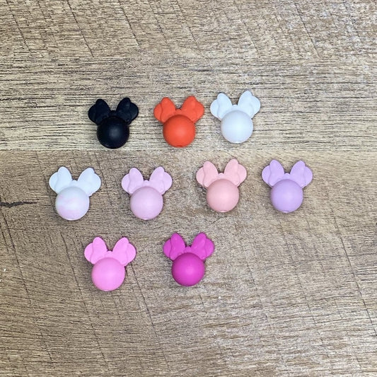 Mouse with Bow Focal Bead