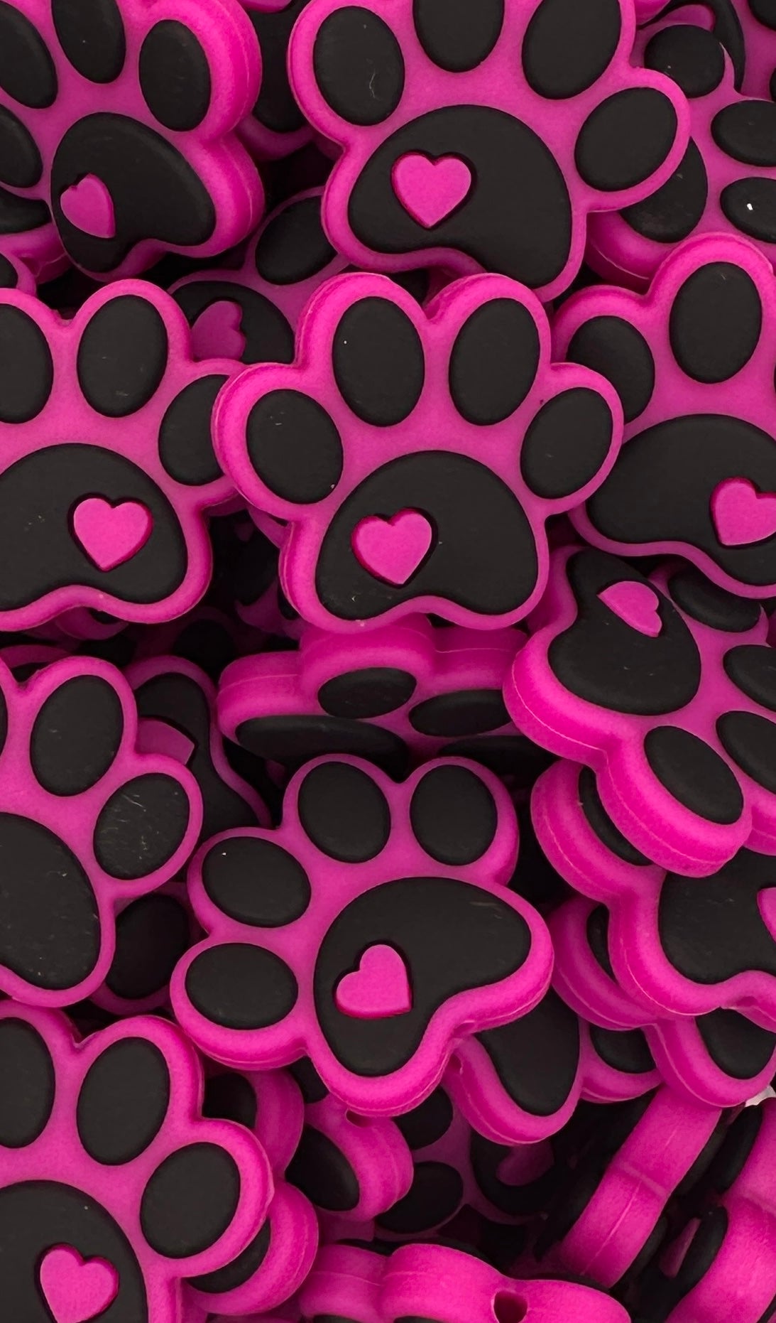 Paw Print Focal Bead