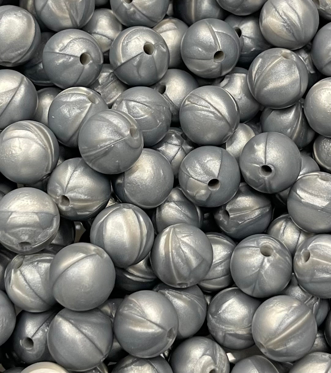 Silver 12mm Round