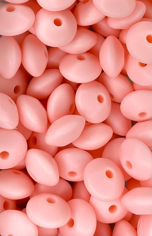 Rose Quartz 12mm Lentil