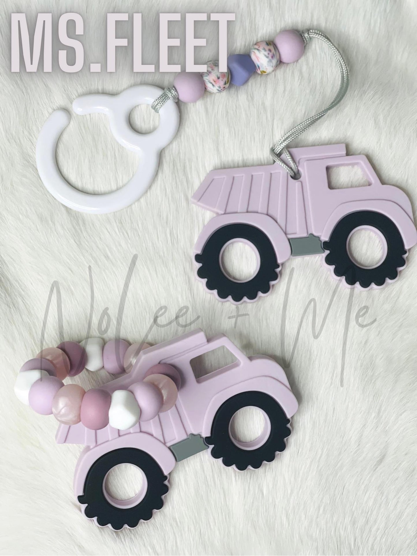 Ms.Fleet the Dump Truck Teether