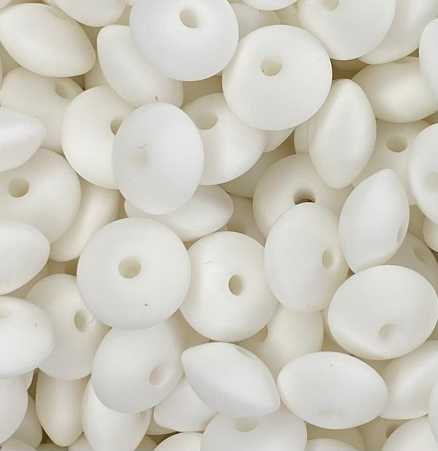 White 12mm Lentil