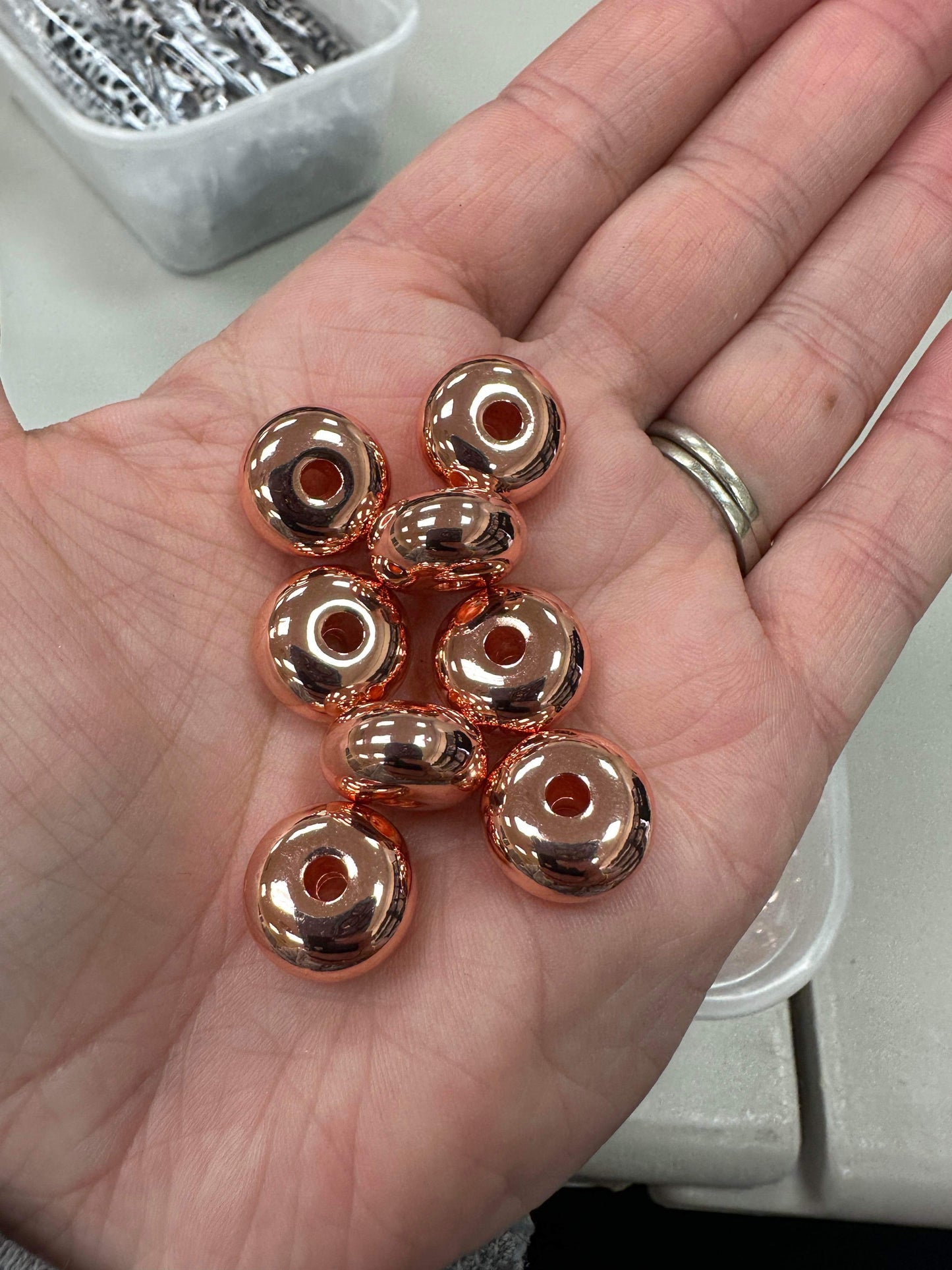 15mm Abacus Metal Spacers (Pack of 50)