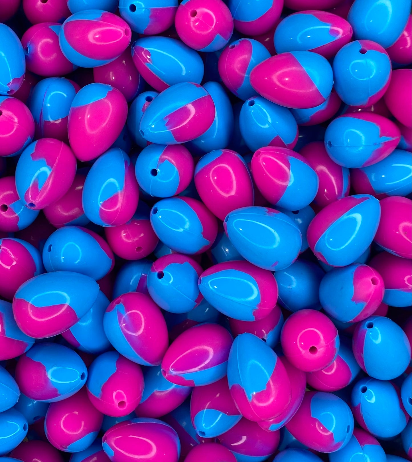 Perles d'oeufs de Pâques multicolores