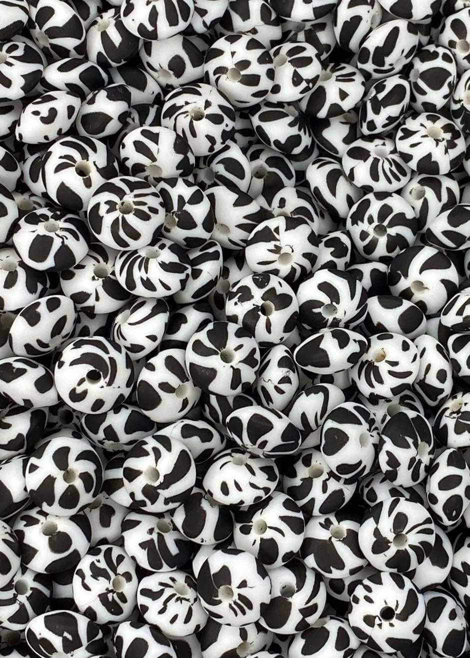 Cow Printed 12mm Lentil
