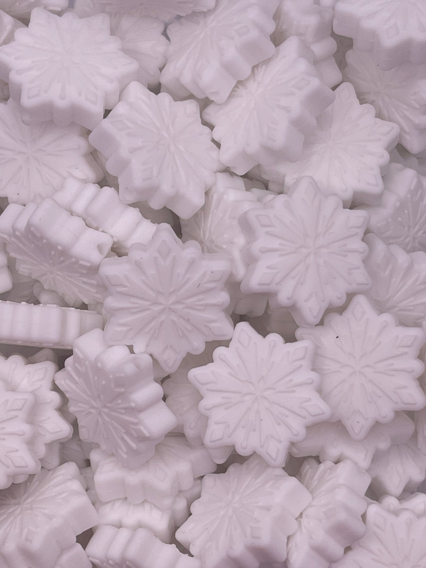 Frozen Snowflake Focal Bead