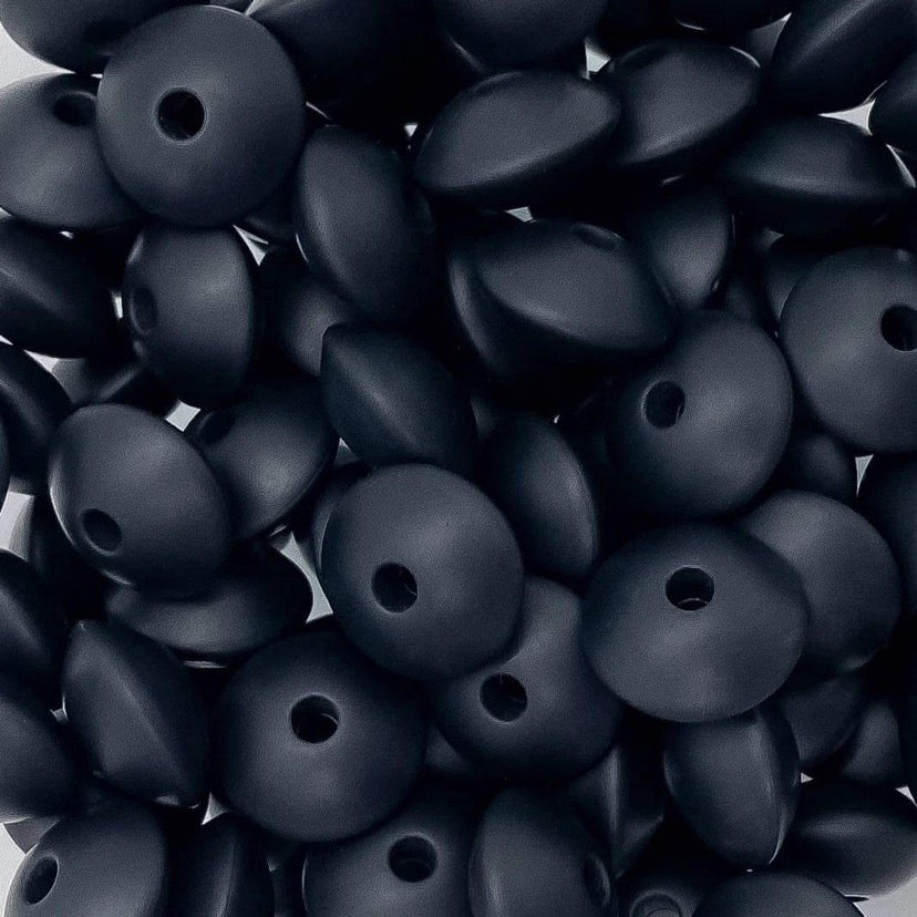 Black 12mm Lentil