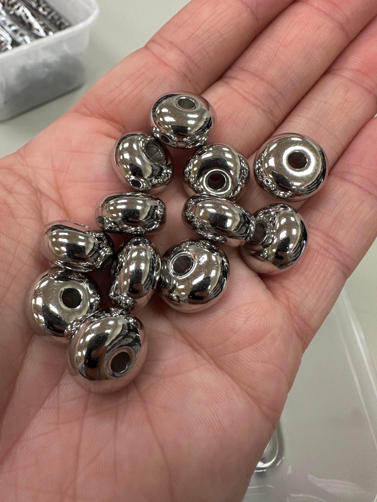 15mm Abacus Metal Spacers (Pack of 50)