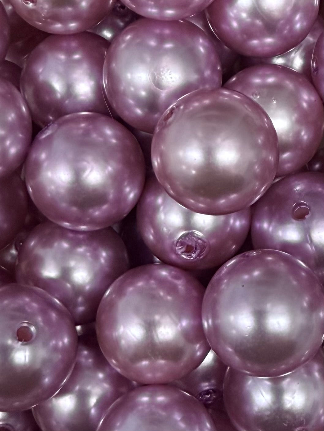 Baby Purple High Gloss 20mm Acrylic Bead