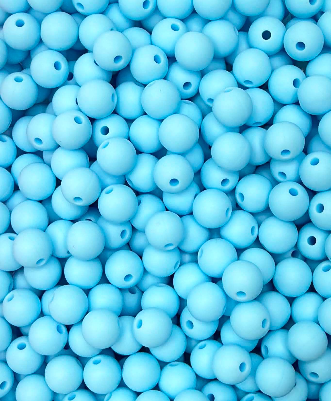 CTS Creation: Light Blue 10mm Round Beads