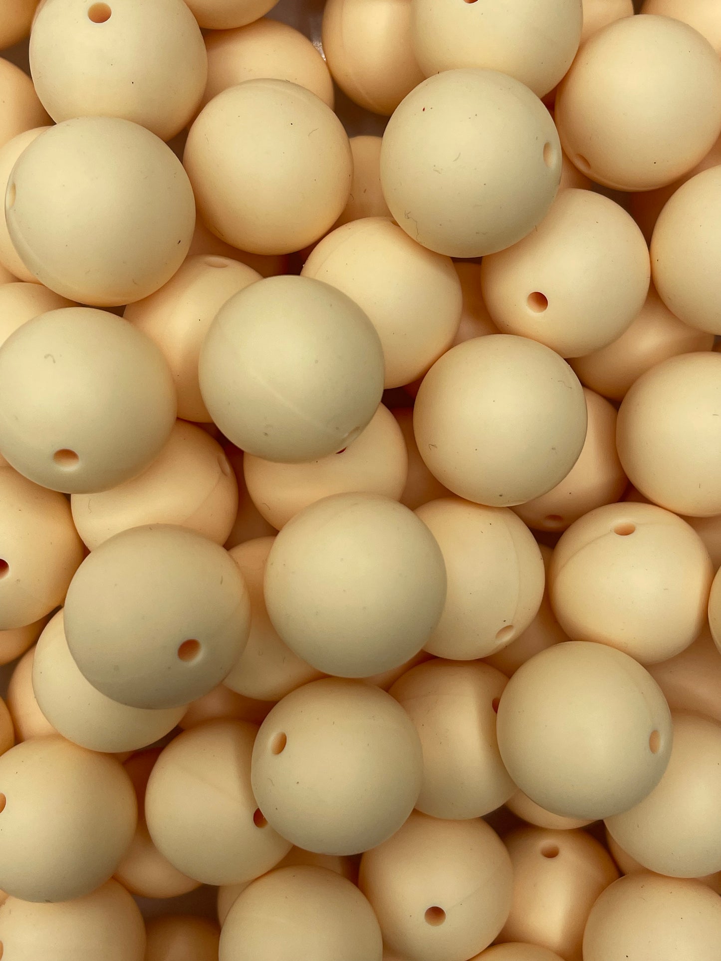 Beige 19mm Round