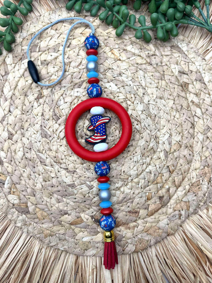 Red, Ride & Blue Hanging Car Charm Kit