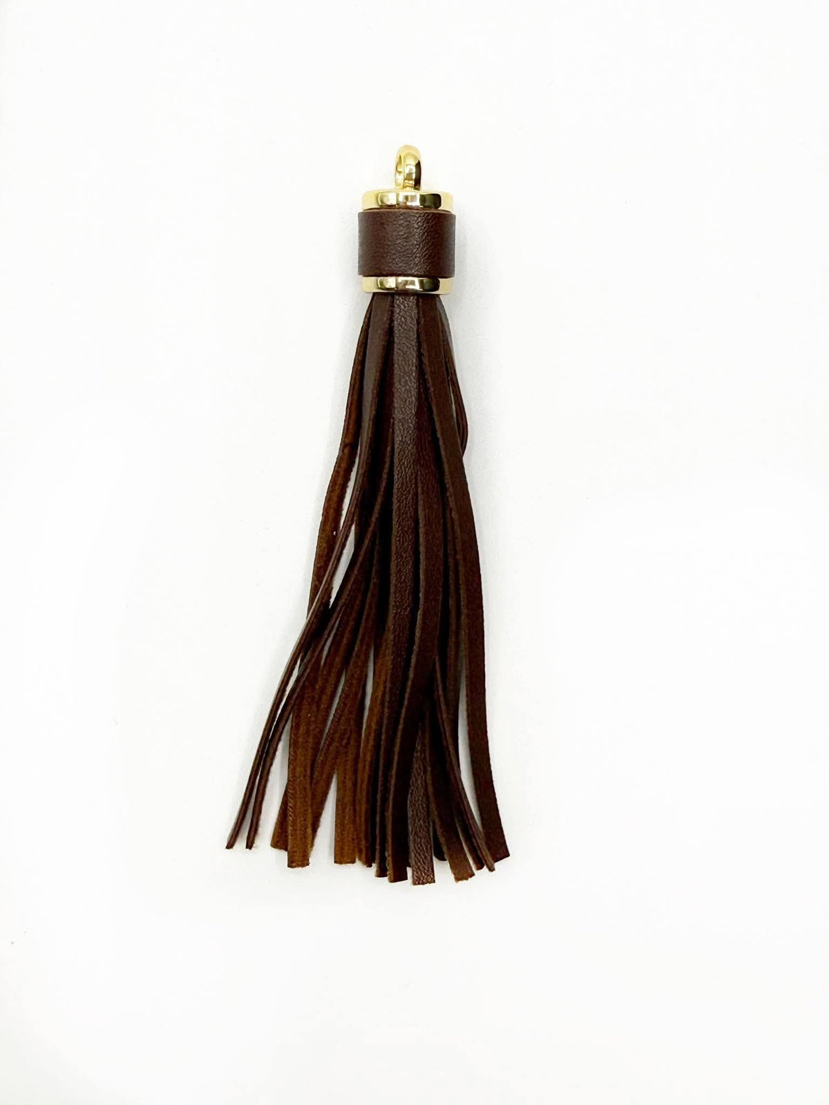 Gold Hardware Leather Tassels