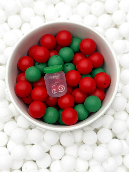 Jar of Christmas Peppermint Candy