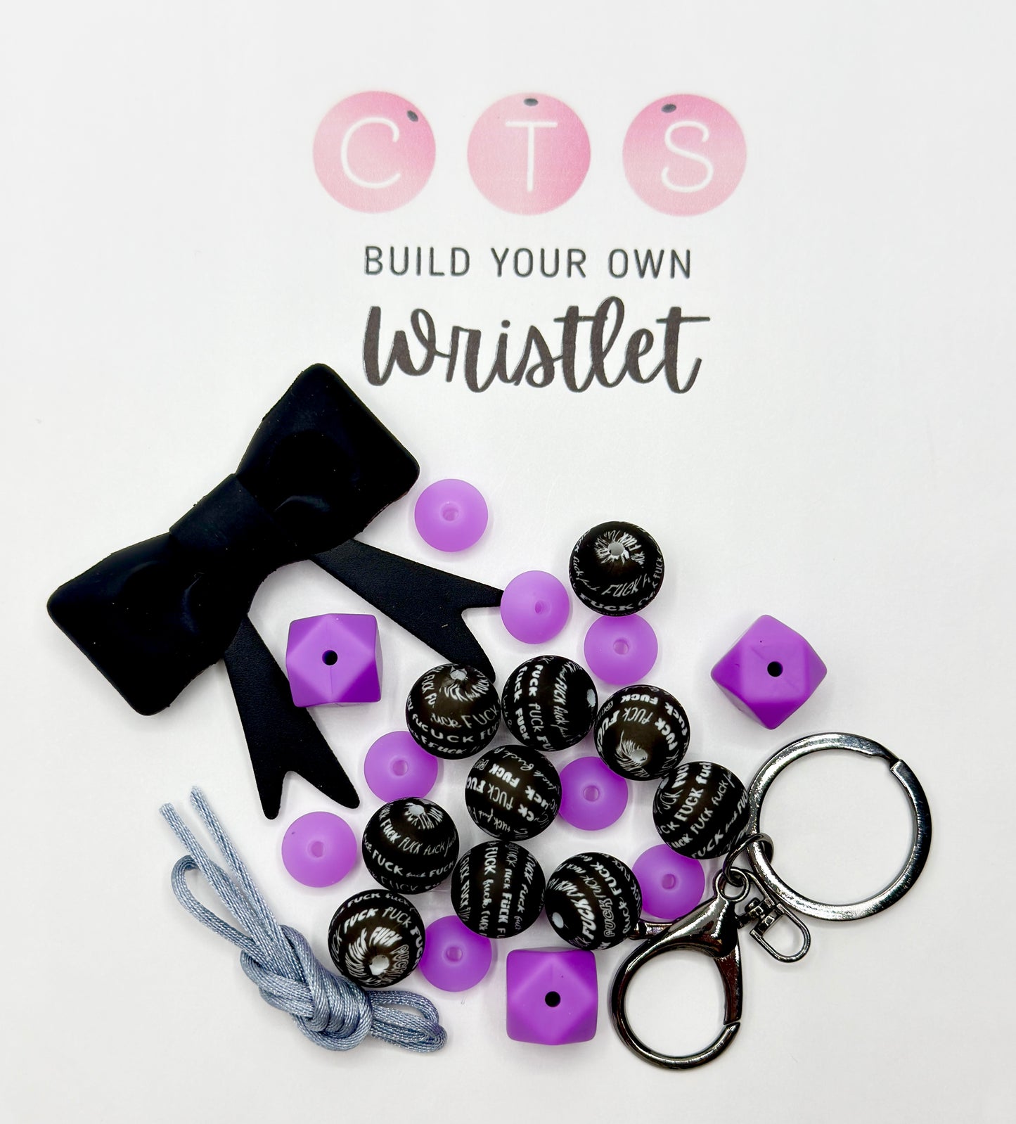 Ah F*ck Big Bow Energy Wristlet Kit