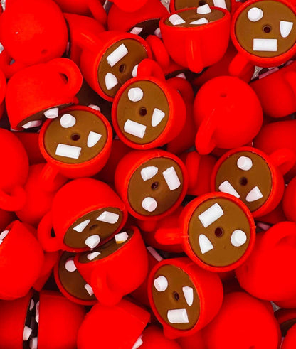 3D Hot Cocoa Boss Babe Focal Bead