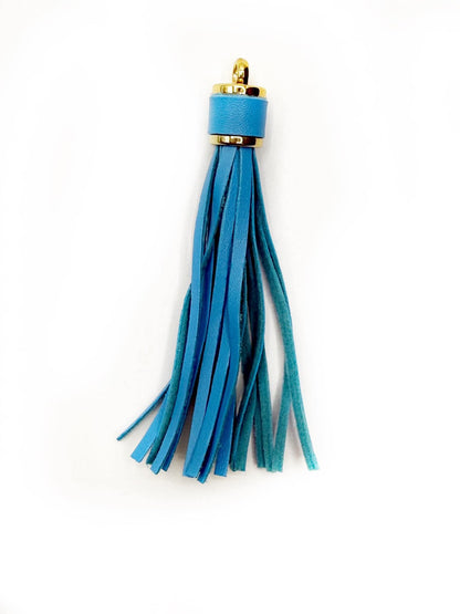 Gold Hardware Leather Tassels
