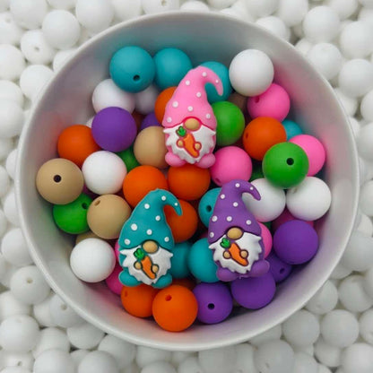 Perle focale Gnome de lapin de Pâques