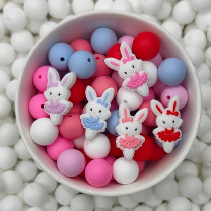 Ballerina Bunny Focal Bead