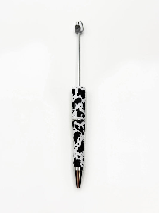CTS : Création : Stylo imprimé à perles noires Longhorn Hide **Brevet en attente**
