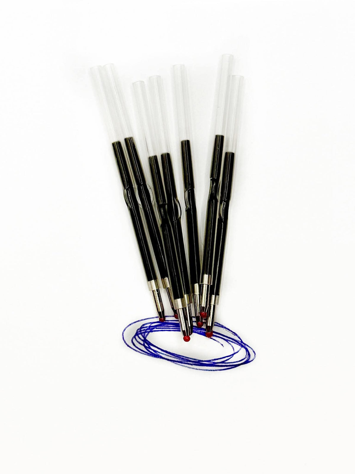 Recharge d'encre noire, rouge et bleue