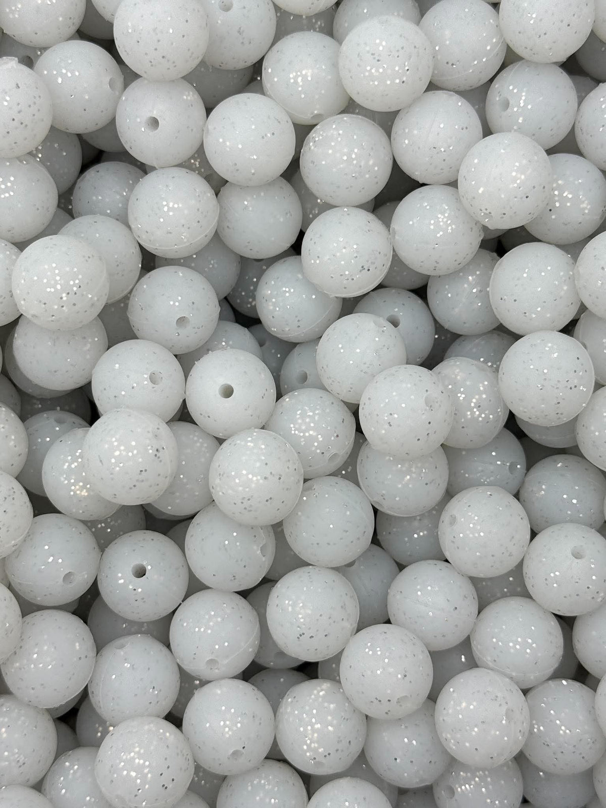 Elsa Glitter 15mm Beads