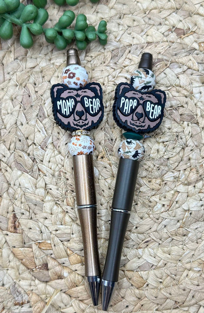Bear Pair Beadable Pen Kit