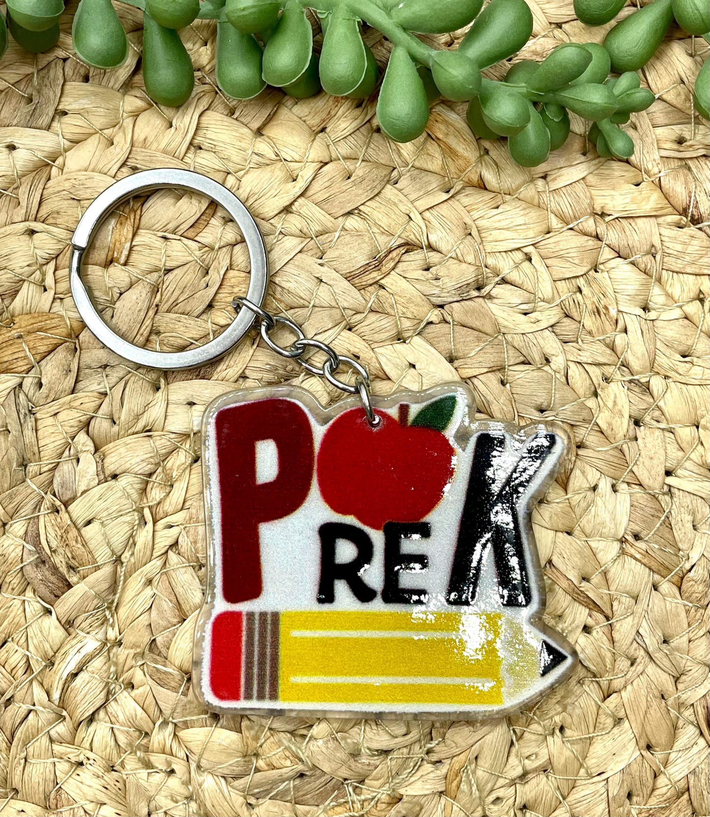 Elementary School Acrylic Key Tags