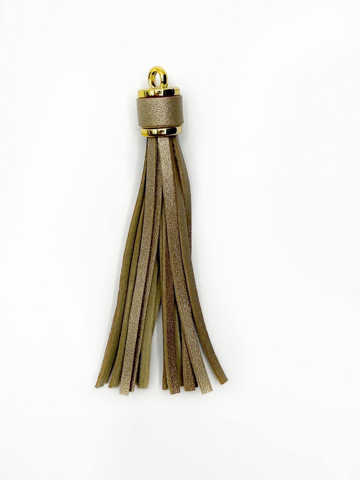 Gold Hardware Leather Tassels