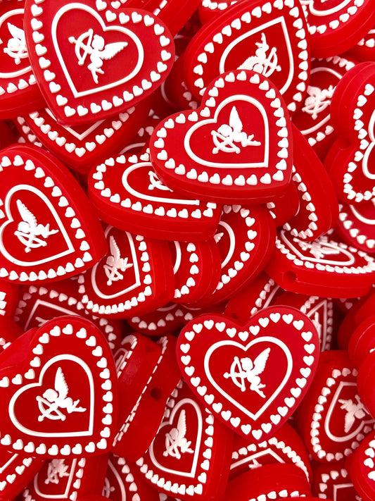 Hearts for Cupid Focal Bead