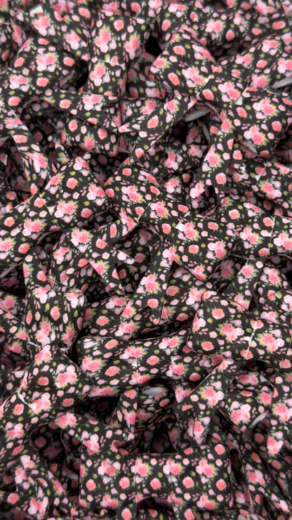 CTS Creation: Black Rose Floral Big Bow Energy Focal Bead