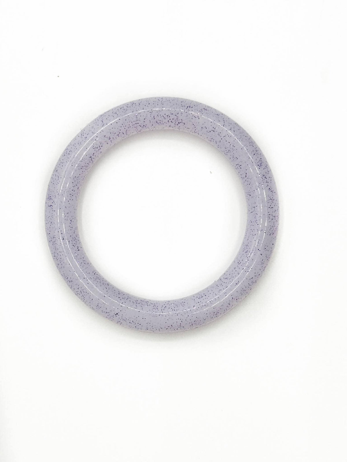 Dusty Purple Glitter Silicone Ring 65mm