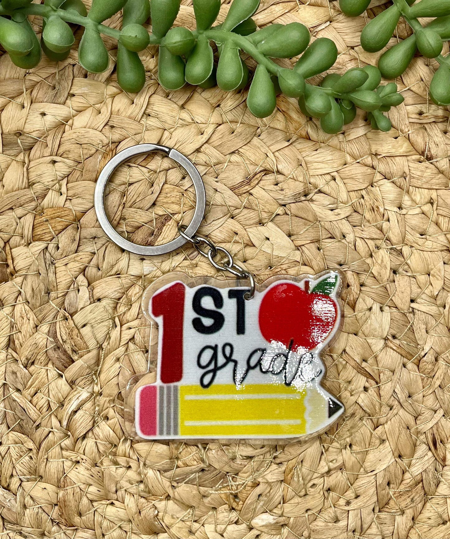 Elementary School Acrylic Key Tags