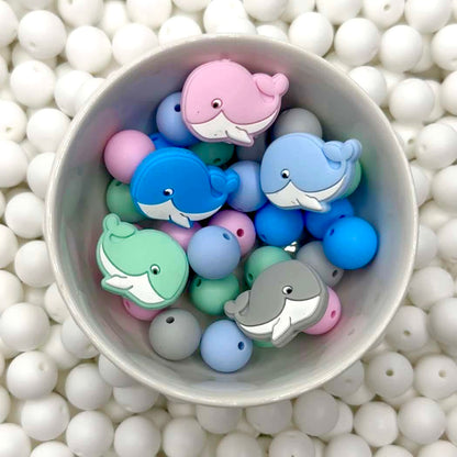 Smiling Whale Focal Bead