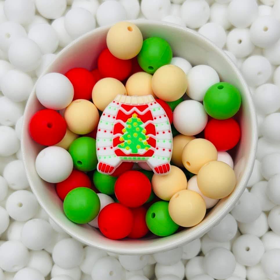 Holiday Tree Sweater Focal Bead