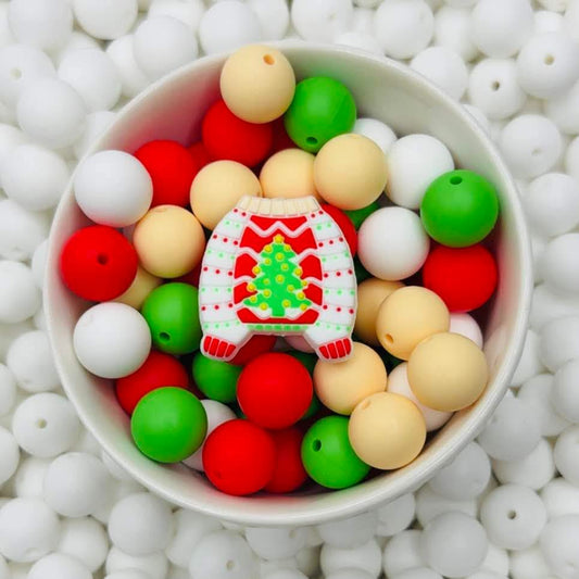 Holiday Tree Sweater Focal Bead