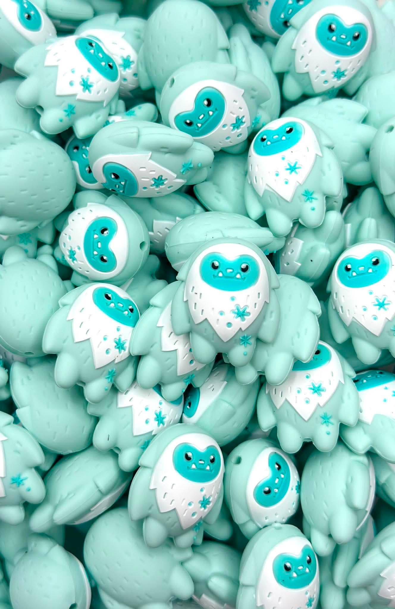 Frosty Yeti Focal Bead