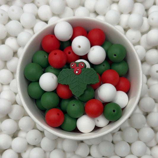 Holly Focal Bead