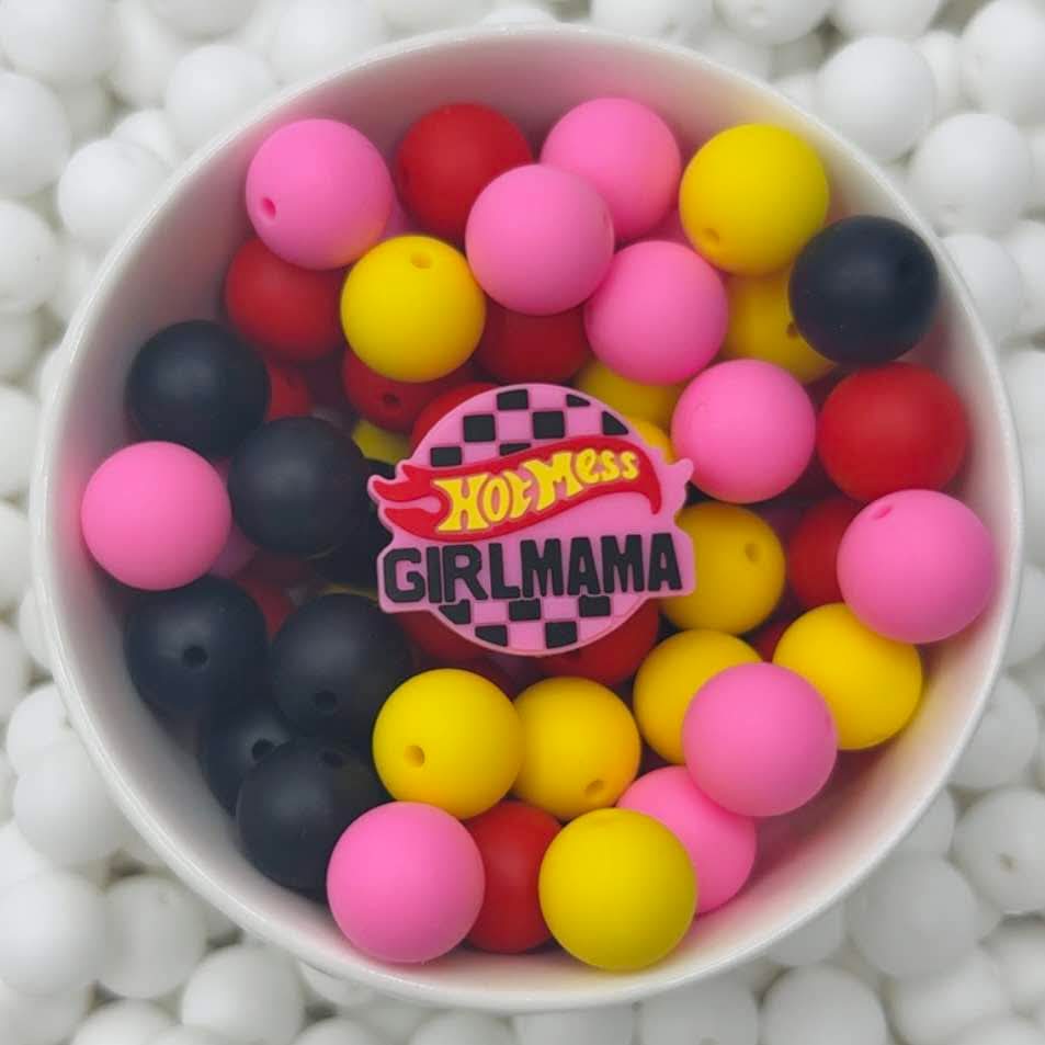 Création CTS : Perle focale Hot Mess GIRL Mama