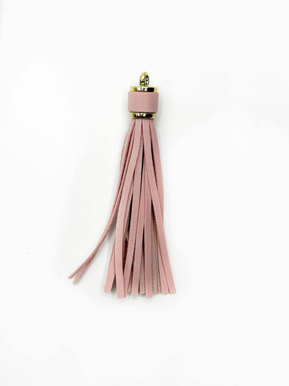 Gold Hardware Leather Tassels