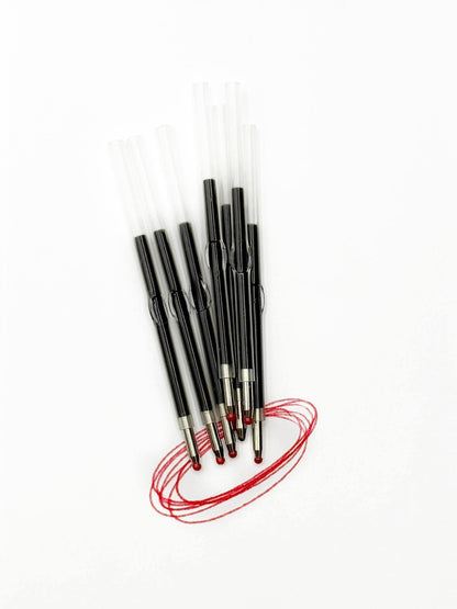 Recharge d'encre noire, rouge et bleue