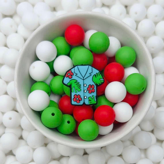 Hawaiian Shirt Focal Bead